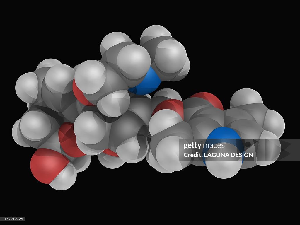 Batrachotoxin poison molecule