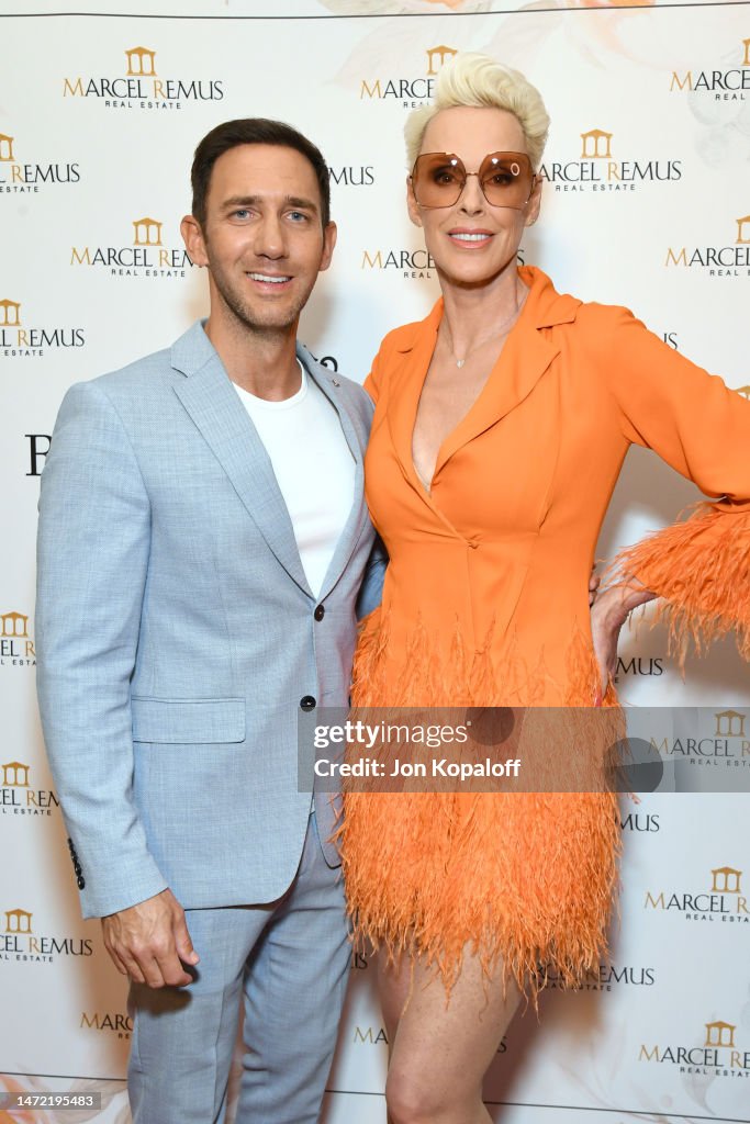 Marcel Remus and Brigitte Nielsen attend Remus Pre Award Tea Time at