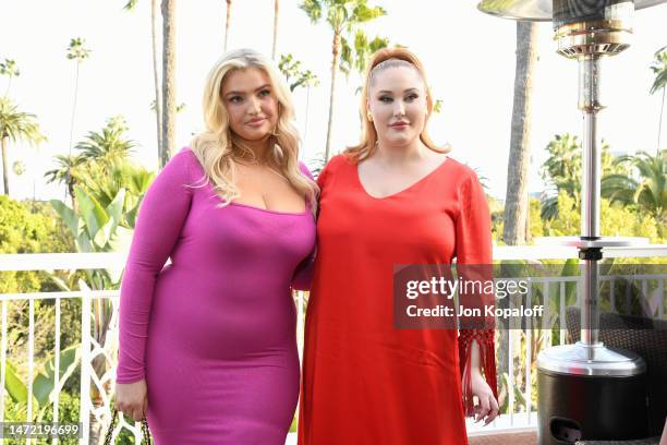 Sarina Nowak and Hayley Hasselhoff attend Remus Pre Award Tea Time at The Beverly Hills Hotel on March 08, 2023 in Beverly Hills, California.