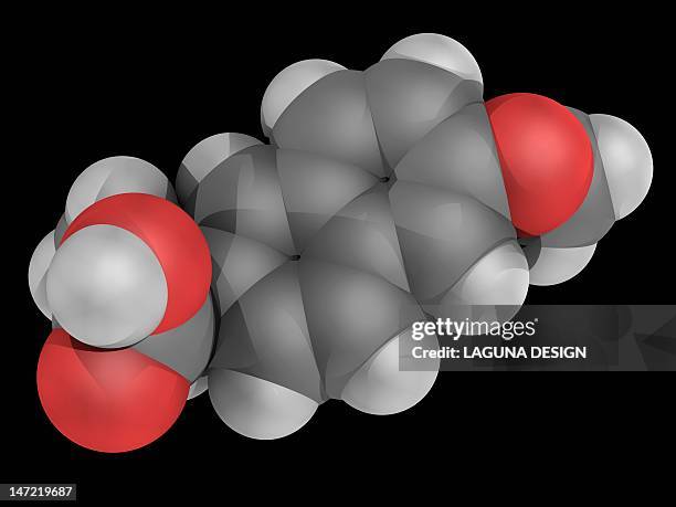 naproxen drug molecule - anti inflammatory stock illustrations