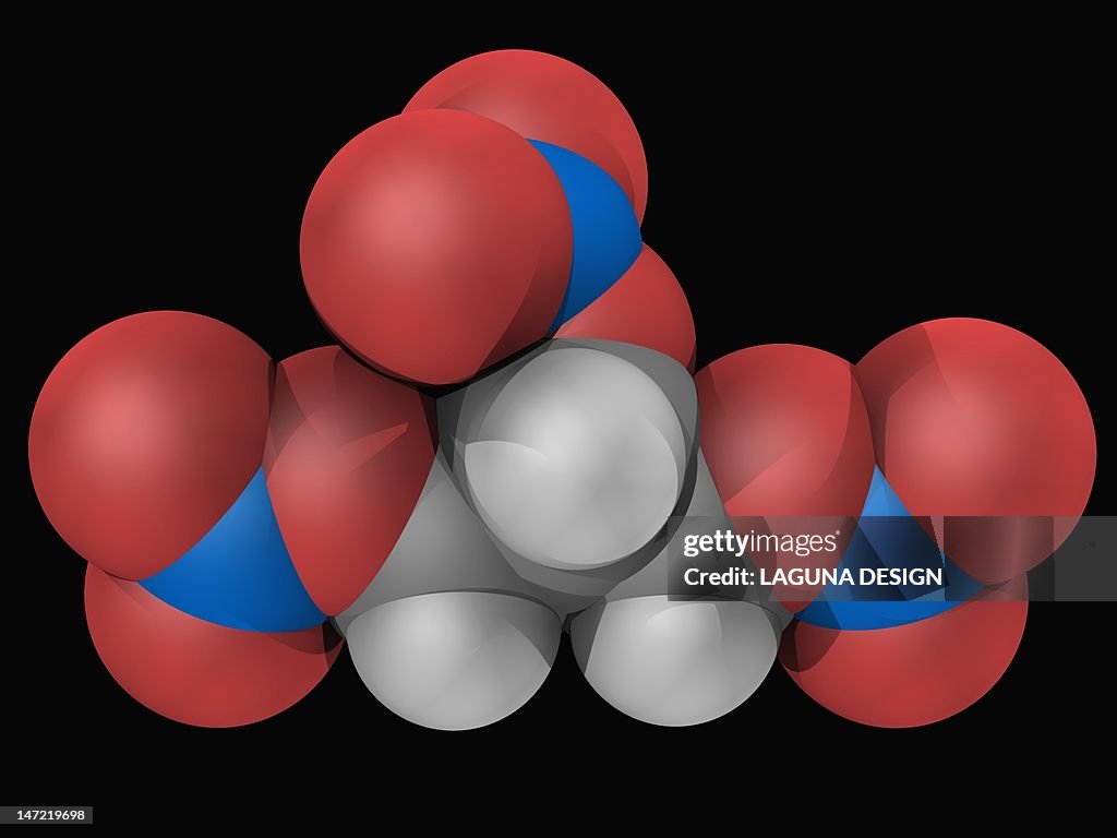Nitroglycerin molecule
