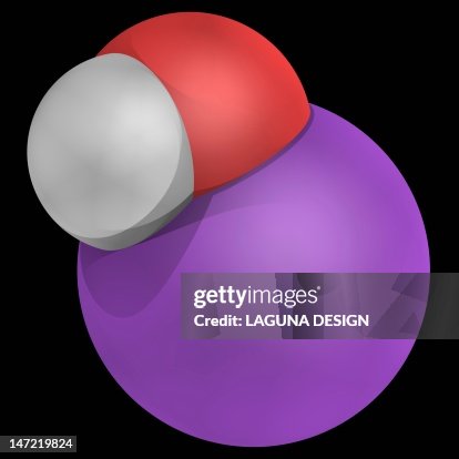 Sodium hydroxide molecule Sodium hydroxide molecule