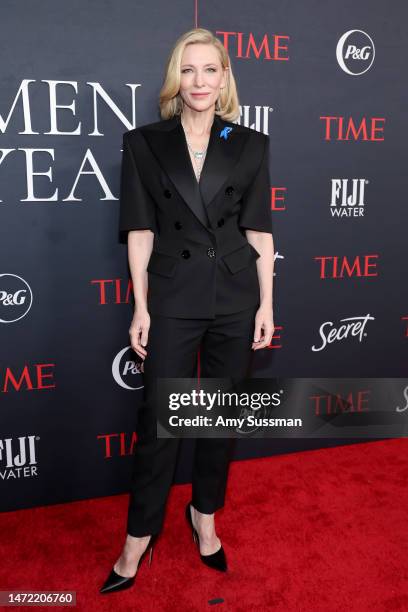 Cate Blanchett attends TIME's 2nd Annual Women Of The Year Gala at Four Seasons Hotel Los Angeles at Beverly Hills on March 08, 2023 in Los Angeles,...