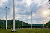 wind farm thailand isolated wind turbine