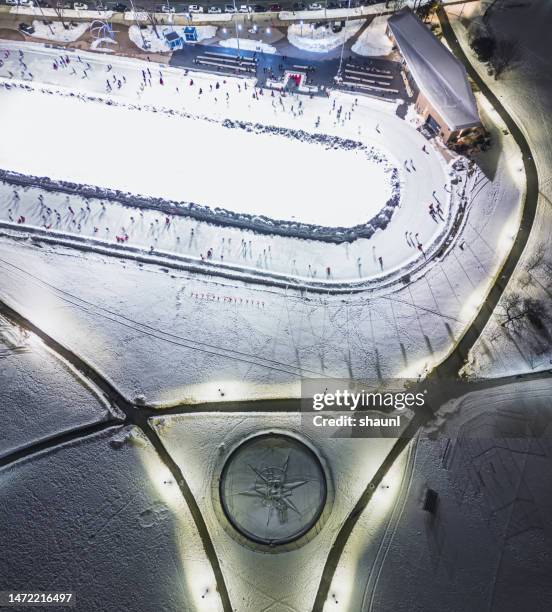 Ice Rink Full View Ice Rink Above Photos and Premium High Res Pictures - Getty Images