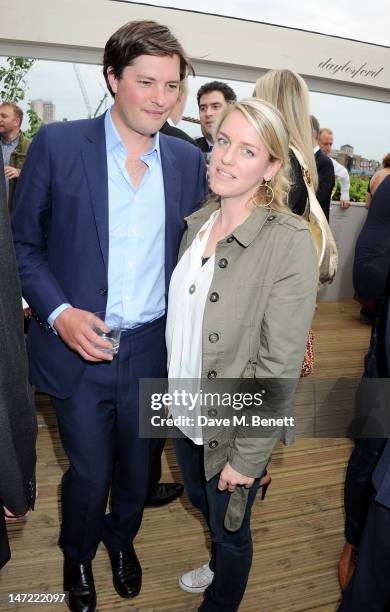 Harry Lopes and Laura Lopes attend as Tom Parker Bowles launches his new cookbook 'Let's Eat: Recipes From My Kitchen Notebook' at the Daylesford...