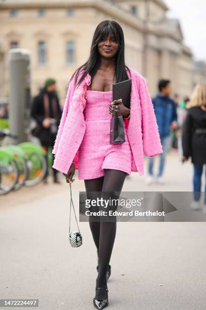 pink chanel tights