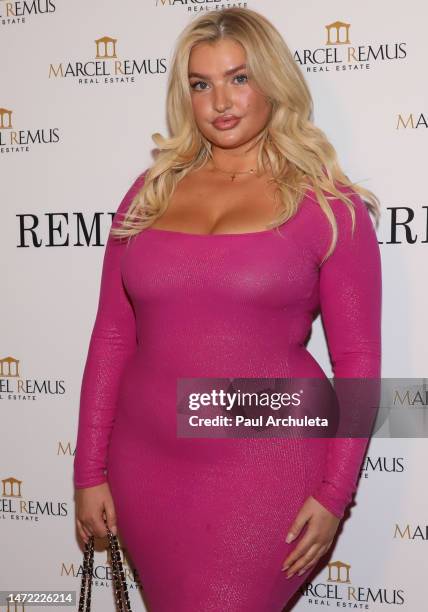 Sarina Nowak attends the Remus Pre-Award Tea Time event at The Beverly Hills Hotel on March 08, 2023 in Beverly Hills, California.