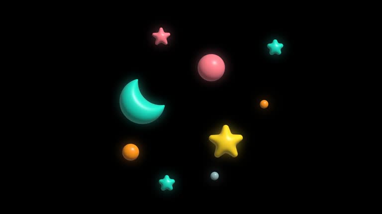 Moon Rays Animation 770 Moon Stars Illustration Stock Videos, Footage, & 4K Video Clips ...