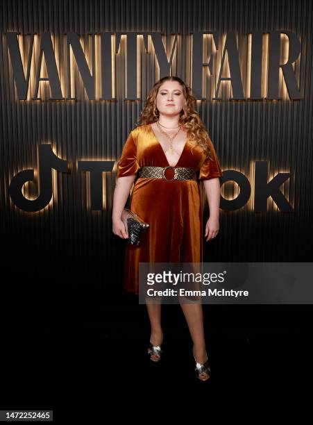 Jaicy Elliot attends Vanity Fair And TikTok Celebrate Vanities: A Night For Young Hollywood In Los Angeles on March 08, 2023 in Los Angeles,...