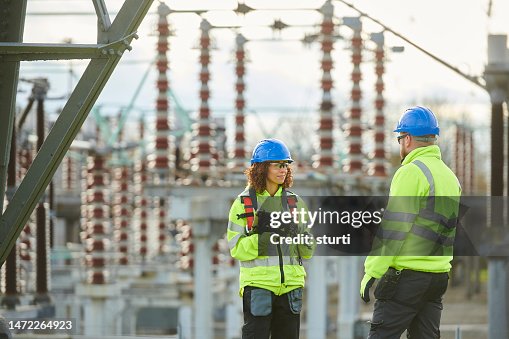 Substation power worker Substation power worker