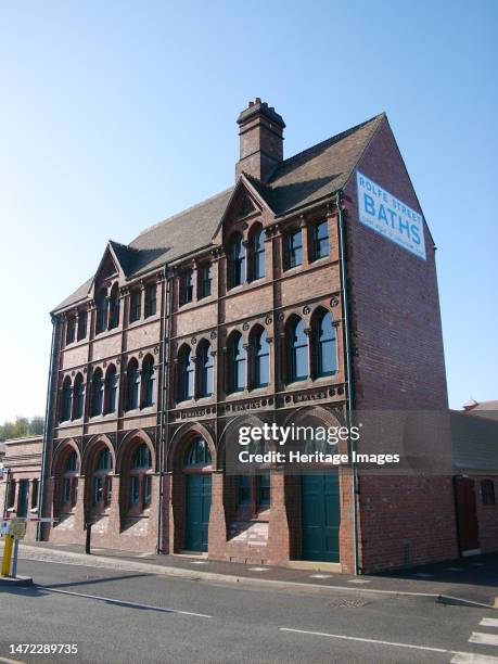 Black Country Living Museum, Rolfe Street Baths, Tipton Road, Dudley, 2005. The Rolfe Street Baths, originally located in Smethwick, seen from the...