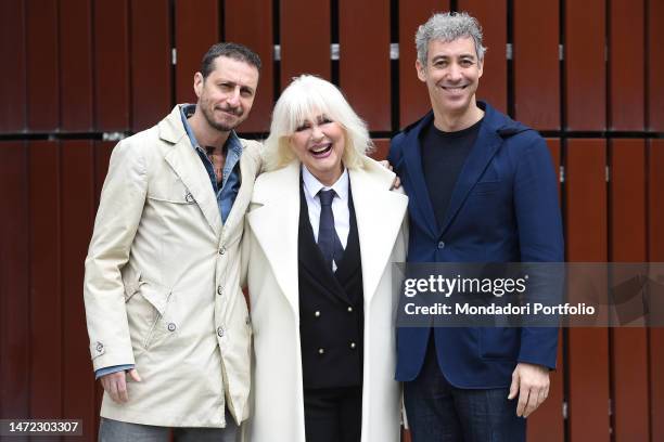 The singer, actress, voice actress, television and radio presenter, showgirl, dancer and Italian writer Loretta Goggi and the Italian comedy duo Luca...