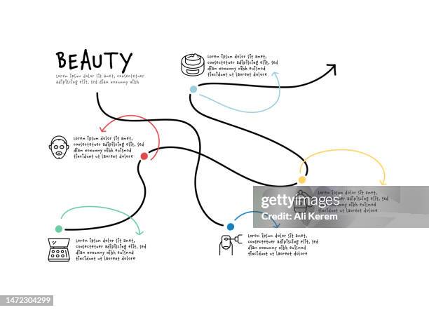 beauty, hair dryer, cream, moisturizer, beauty, shower gel icons - back brush stock illustrations