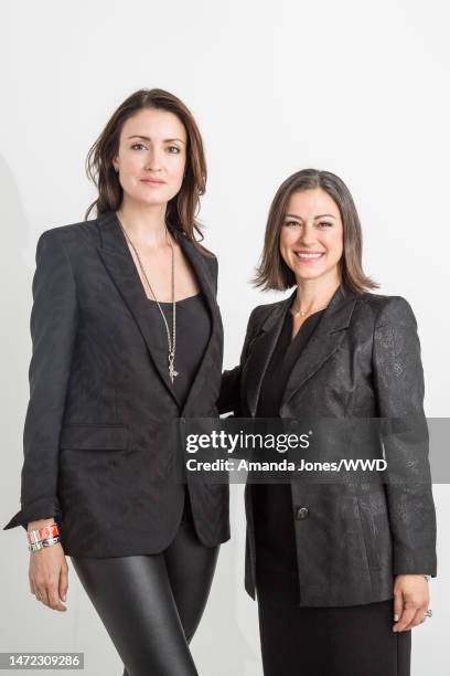 Furtuna Skin co-founders, Agatha Relota Luczo and Kim Walls are photographed for WWD on November 6, 2019 in New York City. PUBLISHED IMAGE.
