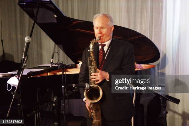 Scott Hamilton, Scott Hamiltpn Quartet, Watermill Jazz Club, Dorking, Surrey, 2022. Creator: Brian O'Connor.