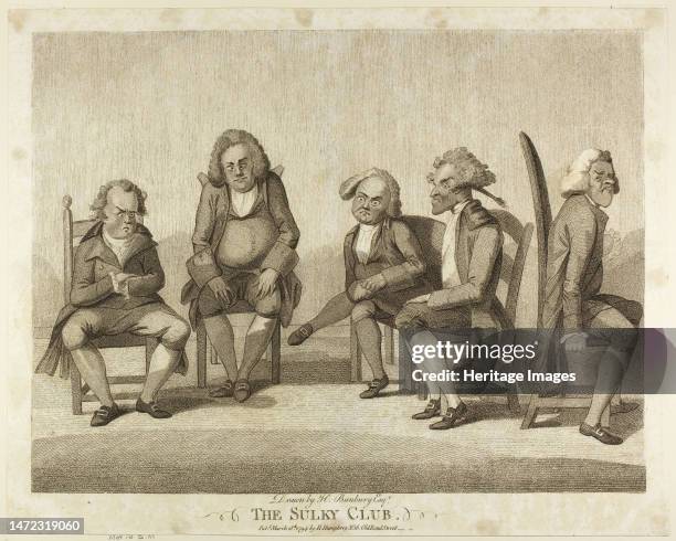 The Sulky Club, published March 18, 1794. Creator: Henry William Bunbury.