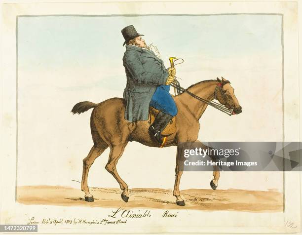 The Lovable Rake, 1813. 'L'Aimable Roué'. Possibly by James Gillray. Creator: James Gillray.