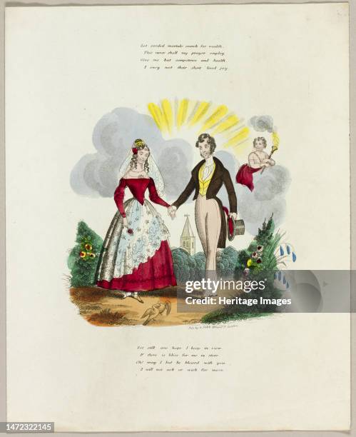 Let Sordid Mortals Search for Wealth , c. 1842. '...This never shall my prayer employ. / Give me but competence and health. / I envy not their short...