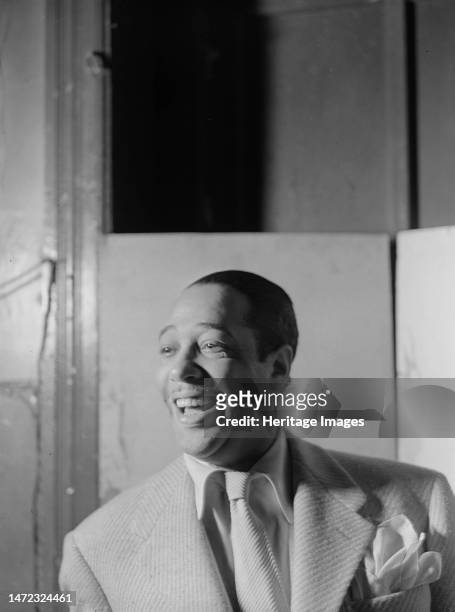 Portrait of Duke Ellington, Washington, D.C., 1938. Creator: William Paul Gottlieb.