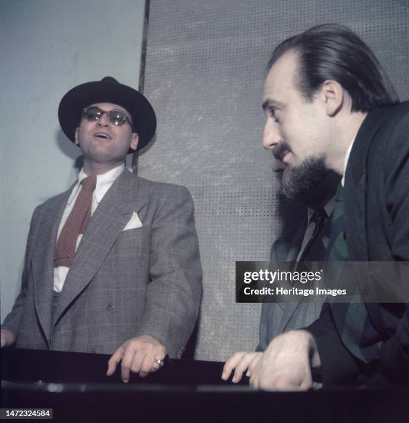 Portrait of Frankie Laine and Mitch Miller, New York, N.Y., 1946. Creator: William Paul Gottlieb.