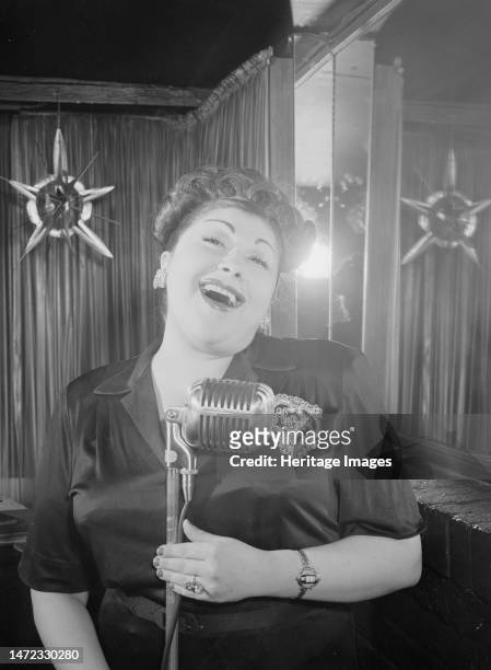 Portrait of Sylvia Syms, Little Casino, New York, N.Y., ca. June 1947. Creator: William Paul Gottlieb.