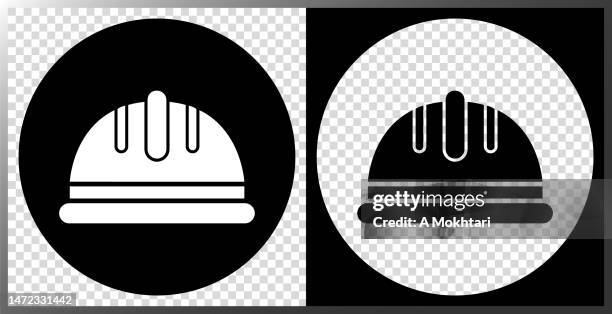 construction helmet icon. - builder logo stock illustrations