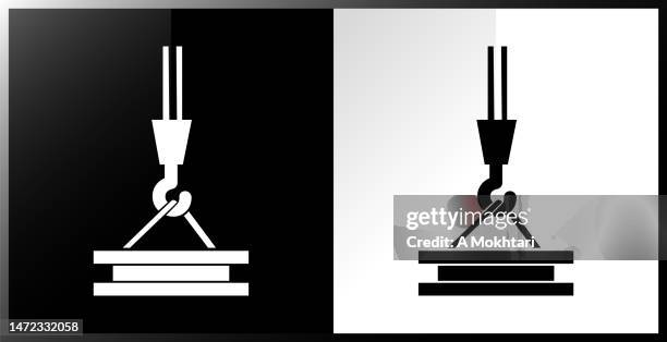 construction site icon. - builder logo stock illustrations
