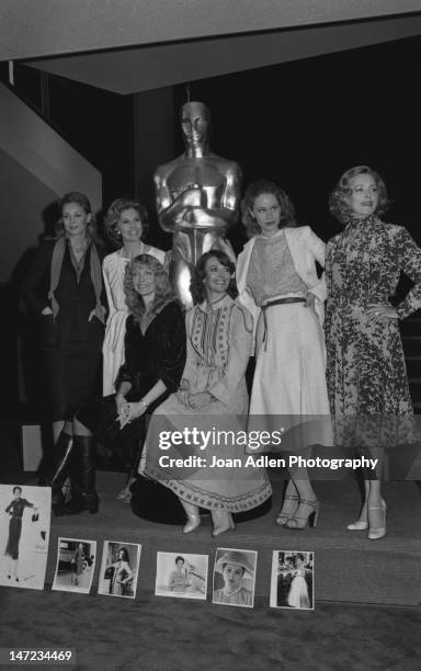 50th Academy Awards - Glamour girls at the Oscarcast rehearsal for the costume parade they will appear in from nominated films. Natalie Wood to...