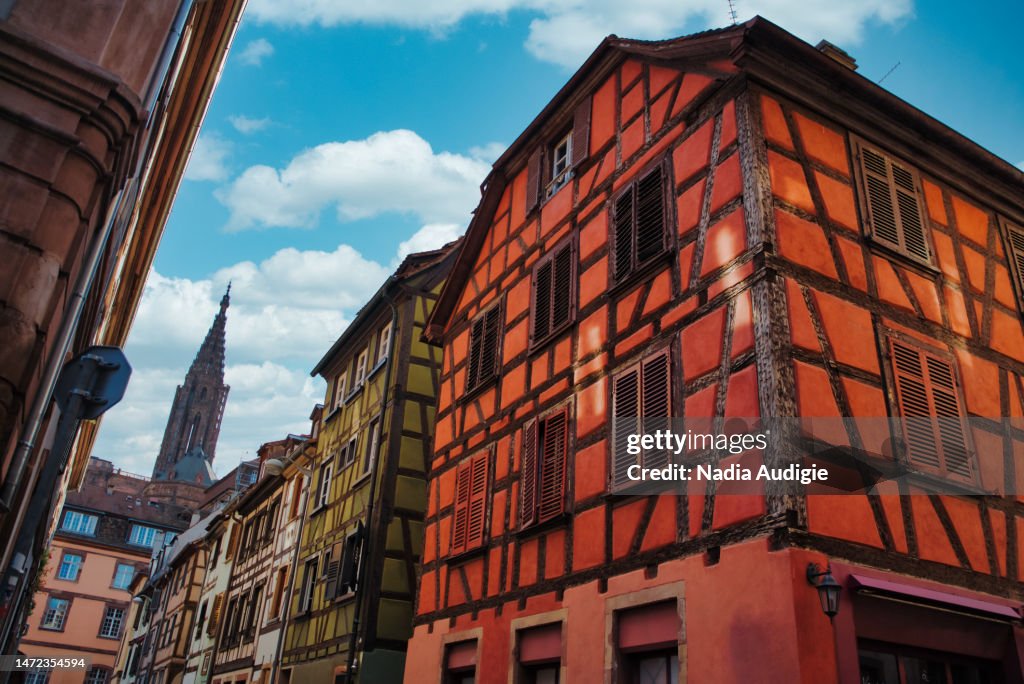 Half-timbered houses in Strasbourg