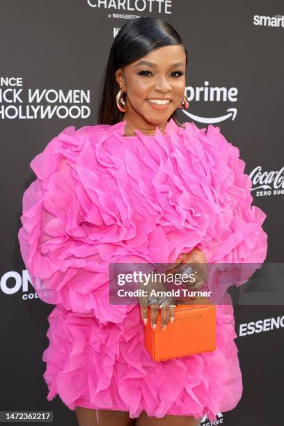 Gia Peppers attends the 2023 ESSENCE Black Women In Hollywood Awards at Fairmont Century Plaza on March 09, 2023 in Los Angeles, California.