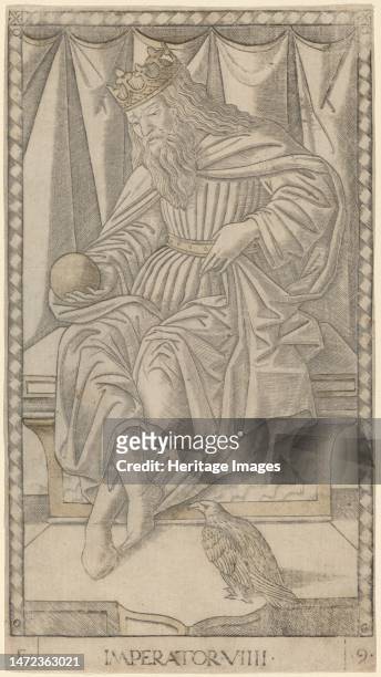 Imperator , c. 1465. Creator: Master of the E-Series Tarocchi.