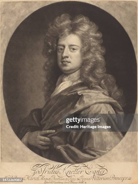 Godfrey Kneller, 1694. Creator: John Smith.