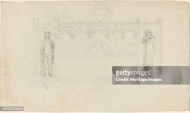 Design for the Simcoe Monument, Exeter Cathedral, c. 1814. Creator: John Flaxman.