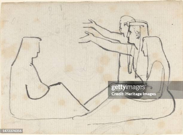 Four Seated Figures. Creator: John Flaxman.