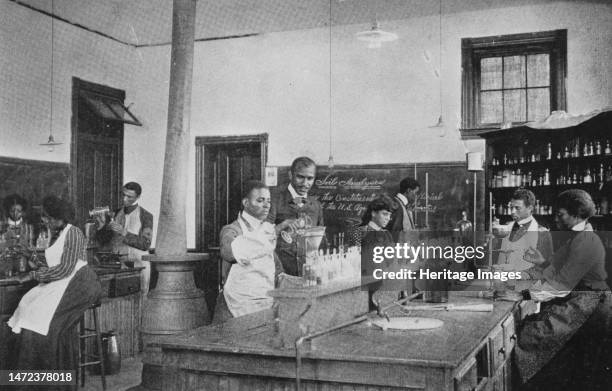 Chemical laboratory, 1904. Creator: Frances Benjamin Johnston.