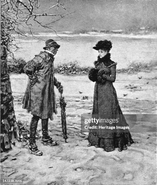 ''Pictures of the Year - VIII. "The Winter of our Discontent ", after GH Boughton, ARA,1891. From "The Graphic. An Illustrated Weekly Newspaper",...