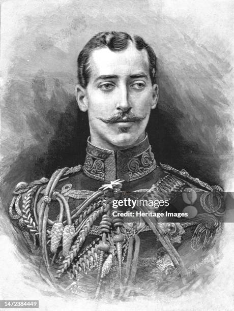 ''The Royal Betrothal - HRH Prince Albert Victor of Wales', 1891. From "The Graphic. An Illustrated Weekly Newspaper", Volume 44. July to December,...