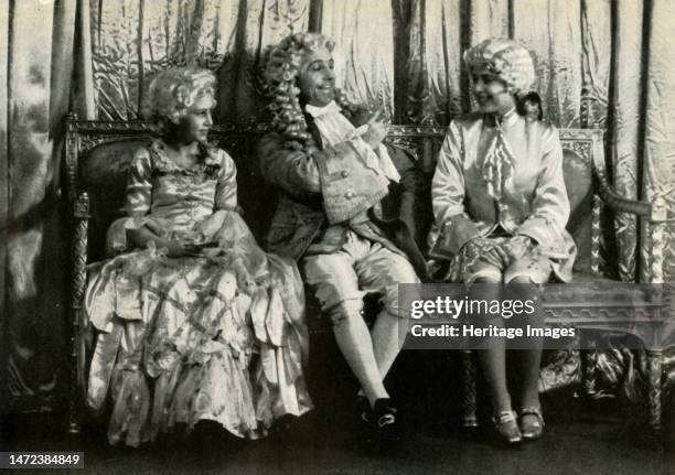 'Christmas Pantomime - 1941', 1947. "Cinderella" at Windsor Castle starring the future Queen Elizabeth II , as Prince Florizel the principal boy, and...