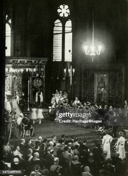 'Bridesmaid at Duke of Kent's Wedding - 29th November, 1934', 1947. The future Queen Elizabeth II at the wedding of her uncle Prince George, and...