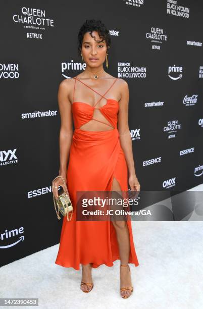 Indya Moore attends Essence 16th Annual Black Women in Hollywood Awards at Fairmont Century Plaza on March 09, 2023 in Los Angeles, California.