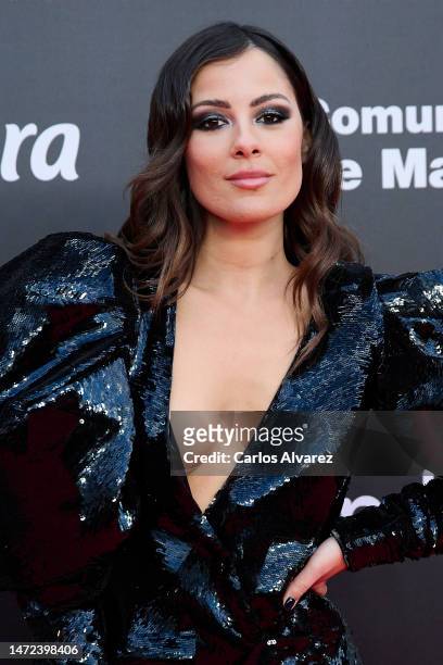 Melyssa Pinto attends the "Idolo" Awards 2023 at Gran Teatro Caixabank Príncipe Pío on March 09, 2023 in Madrid, Spain.