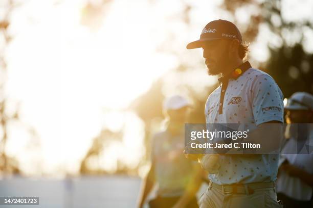 Max Homa of the United States walks off the 16th tee during the first round of THE PLAYERS Championship on THE PLAYERS Stadium Course at TPC Sawgrass...
