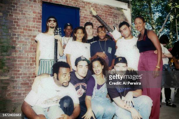 Actress Toukie Smith appears backstage when Hip-Hop group The Goats perform at Central Park Summerstage on September 12, 1992 in New York City.