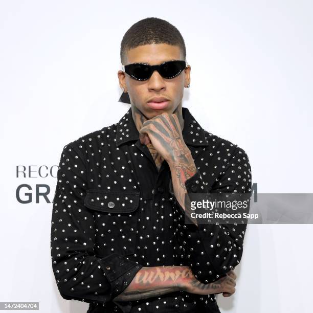 Choppa attends GRAMMY In The Schools Fest – Guest Artist Session w/ NLE Choppa and Baby Tate at The GRAMMY Museum on March 09, 2023 in Los Angeles,...