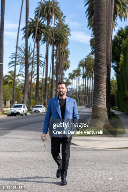 Andrea Iervolino is seen on March 09, 2023 in Los Angeles, California.