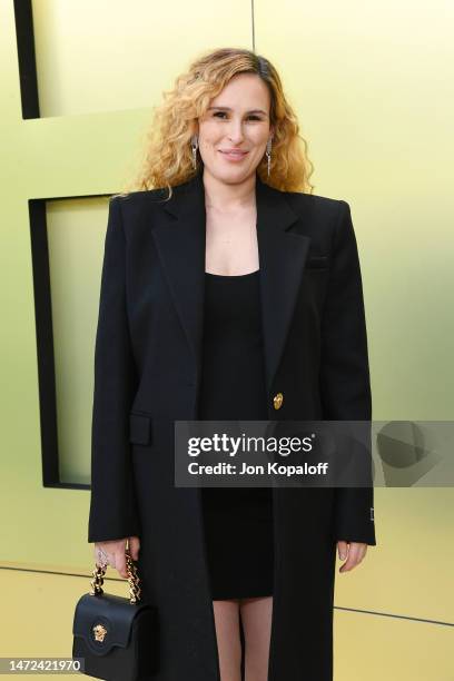 Rumer Willis attends the Versace FW23 Show at Pacific Design Center on March 09, 2023 in West Hollywood, California.