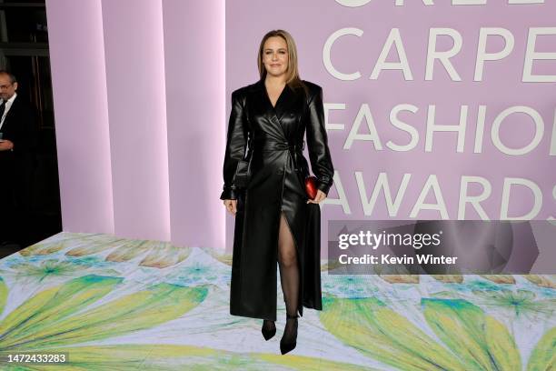 Alicia Silverstone attends the 2023 Green Carpet Fashion Awards at NeueHouse Hollywood on March 09, 2023 in Hollywood, California.