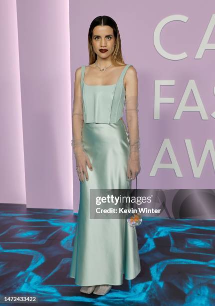 Natalie Morales attends the 2023 Green Carpet Fashion Awards at NeueHouse Hollywood on March 09, 2023 in Hollywood, California.
