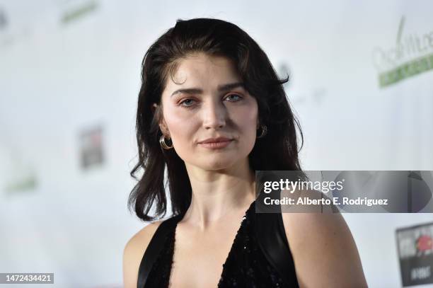 Eve Hewson attends Oscar Wilde Awards 2023 at Bad Robot on March 09, 2023 in Santa Monica, California.